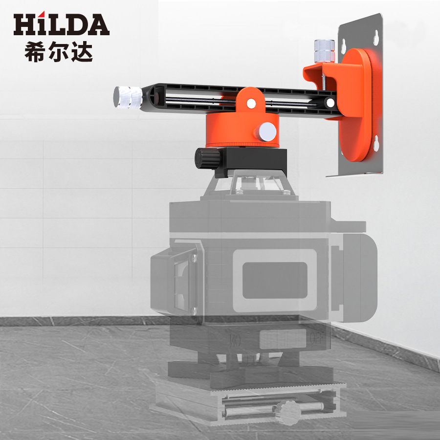 Hilda nivel accesorios soporte de pared triángulo base nivel soporte trípode cabeza de conversión