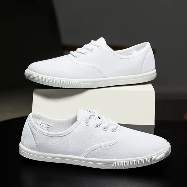 Men's and women's special shoes for senior high school entrance examination sports students standing triple jump running training college entrance examination students white retro sports shoes