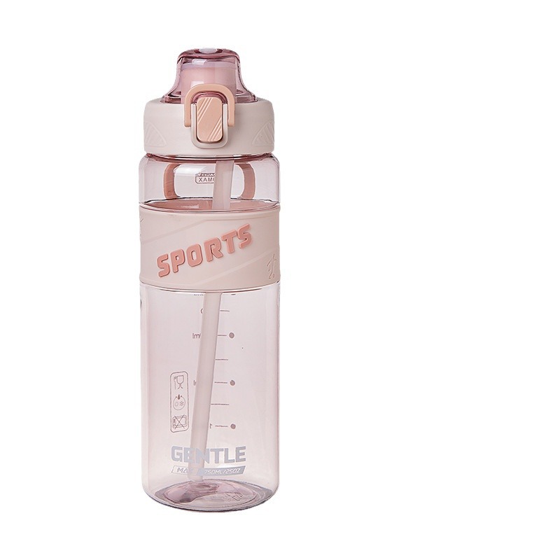 Yitong tazas de agua deportivas de alta capacidad de acondicionamiento físico de alta temperatura de plástico para estudiantes de secundaria botella de agua portátil verano