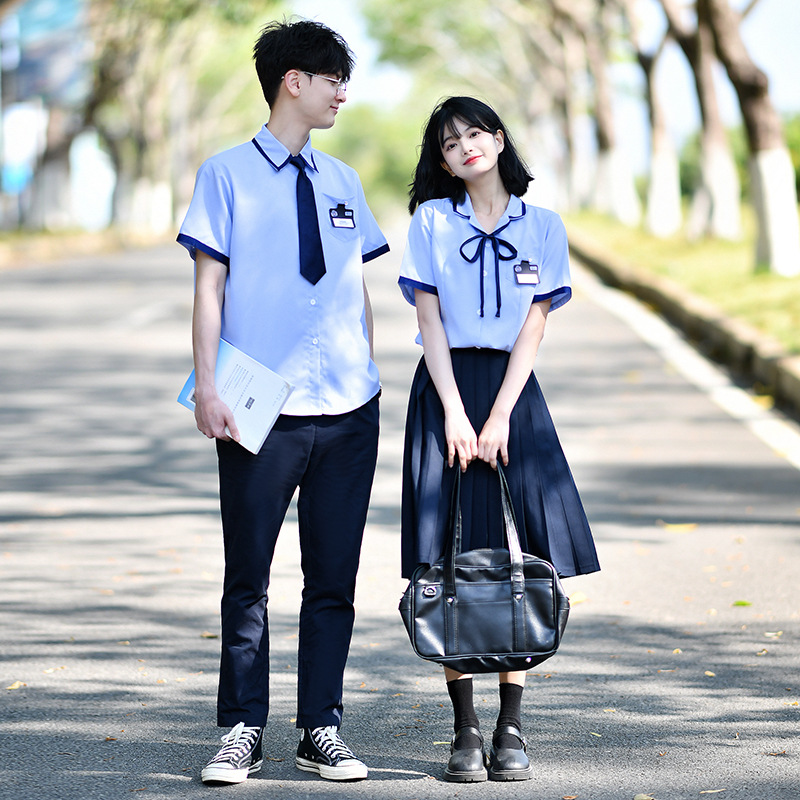 Summer Class Clothing College Style Student JK Uniform Junior High School Student High School Student Primary School Student Table Performance Clothing Graduation suit