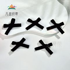 メーカーの現物の純色のビロードの蝶結びの髪飾りの礼箱の香水の瓶の装飾品の服装の髪飾りは無料で補助材料を打ちます。