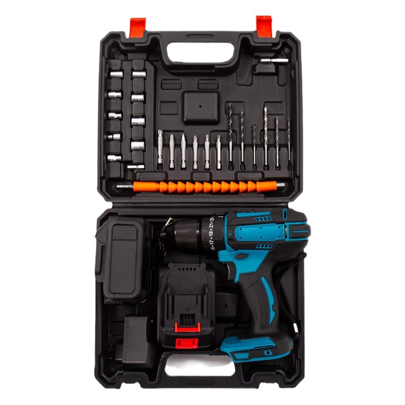 Mutian 13mm taladro de mano destornillador eléctrico destornillador recargable taladro de mano taladro eléctrico de litio del hogar