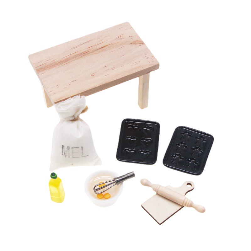 Realistic small doll house, toy, scale 1:12