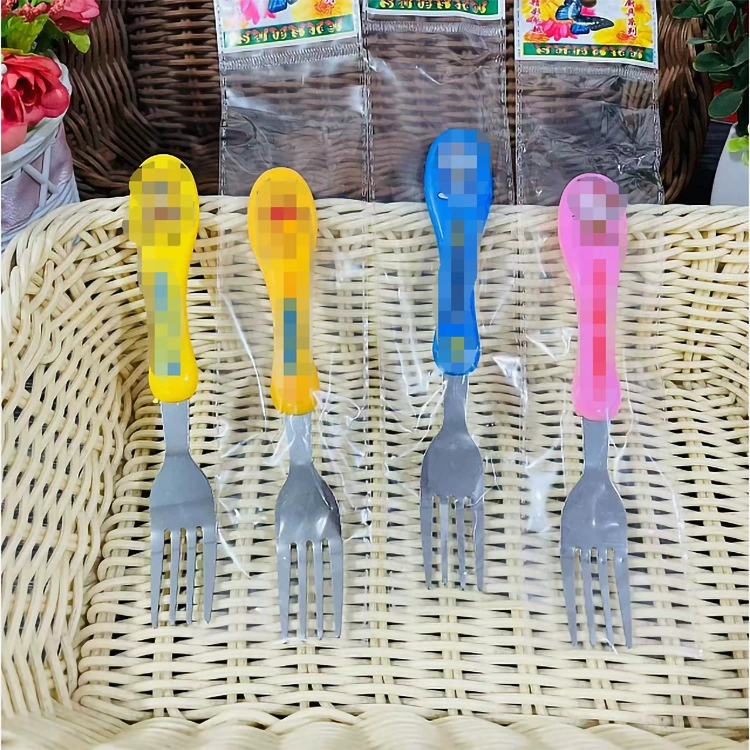 Набор фруктовых вилок, креативный милый мультяшный детский безопасный семейный ресторан, вилка для торта, десерта, вилка для закусок