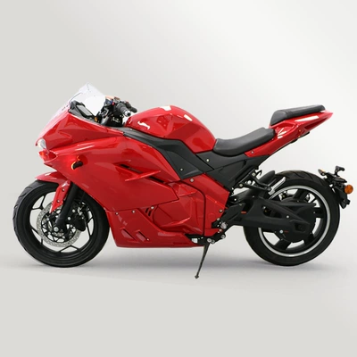 Export-oriented Jiaolong electric motorcycle with long range, high power 5000W 72V high-speed street bike and sports bike (Elektrikli motosikletlər) - jiaolong-72v20a-black-gold-battery