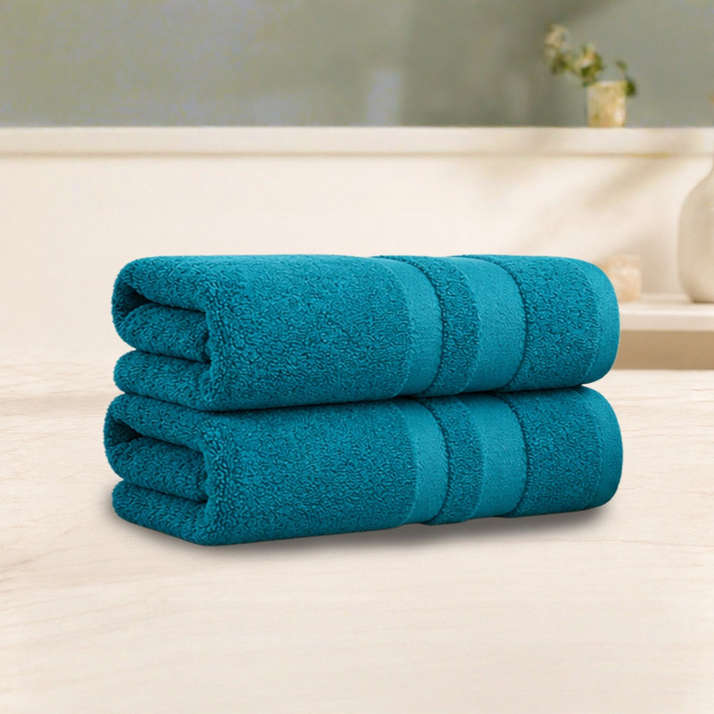 Cross-Border Hot-Selling Guest Towels, 2 Large Towels 50*100cm, 100% Cotton Cross-Border Hot-Selling Guest Towels, 2 Large Towels 50*100cm, 100% Cotton