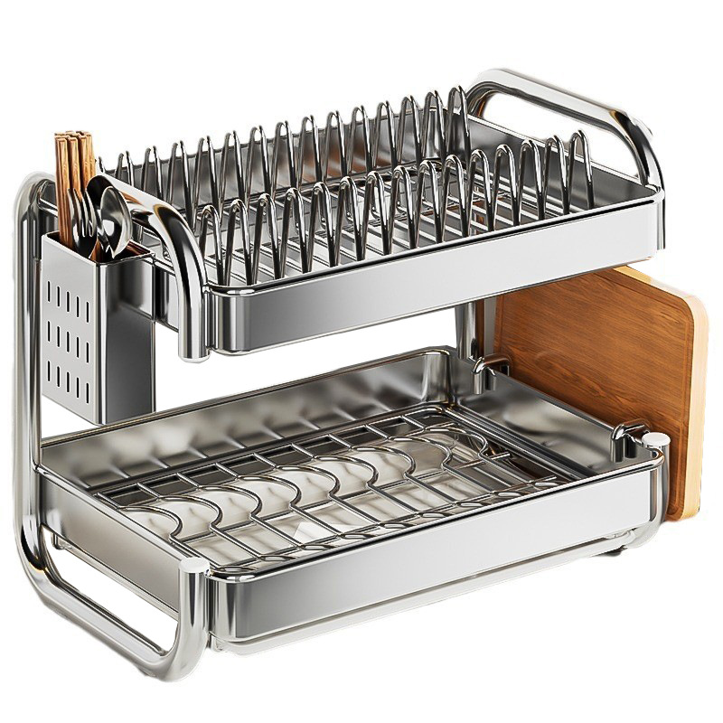 国境を越えたtemuステンレス食器収納棚水切り食器キッチン棚多機能食器棚