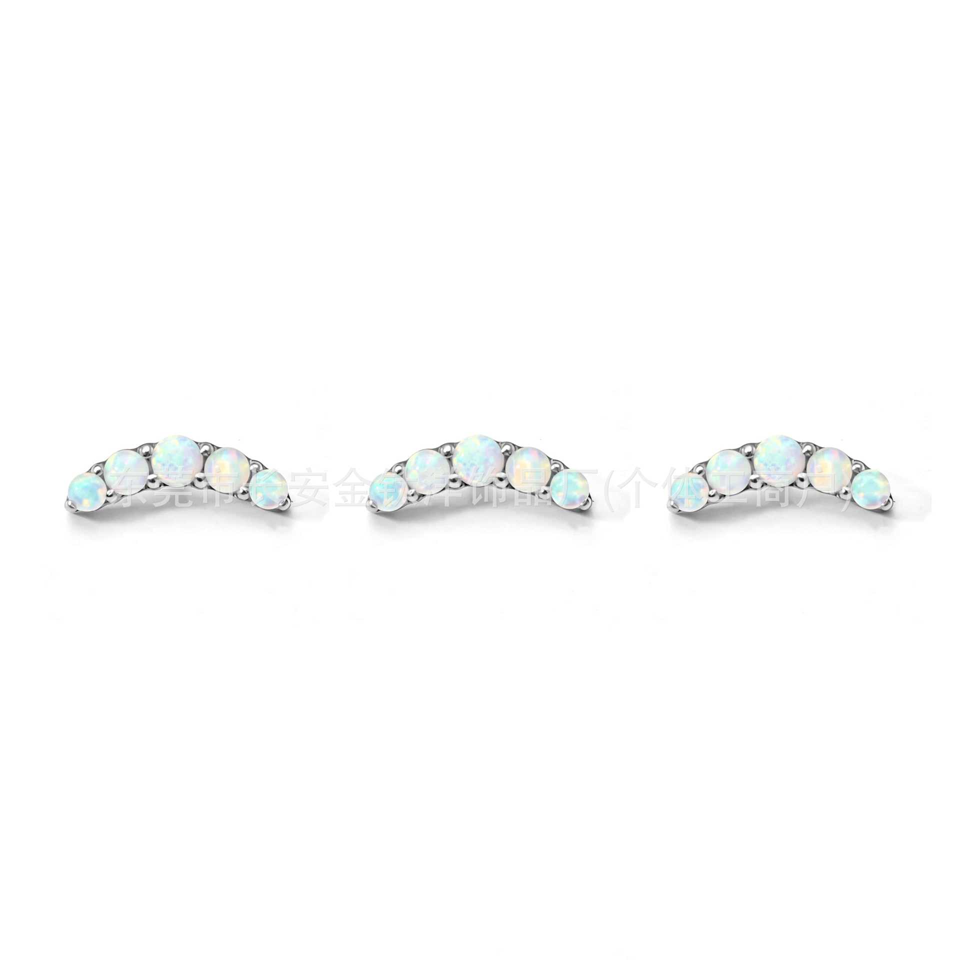 Labret piercing jewelry detail image