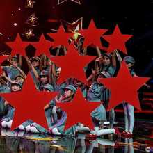 中国心中国梦五角星儿童手拿舞蹈运动会开幕式入场道具创意表演