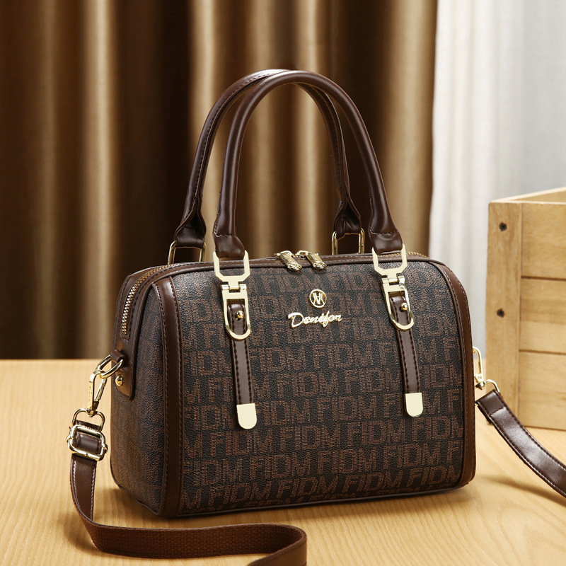 Bolsas de mano casuales de textura simple, bolsas de tramo oblicuas, bolsas de moda de mujer, bolsas de hombro retro, bolsas transfronterizas
