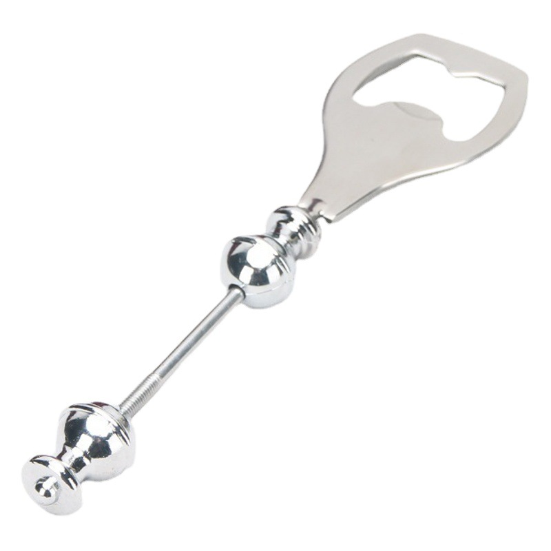 Abridor de botellas de cerveza de acero inoxidable nuevo bricolaje personalizado abridor de botellas con cuentas regalo creativo europeo nuevo lote transfronterizo