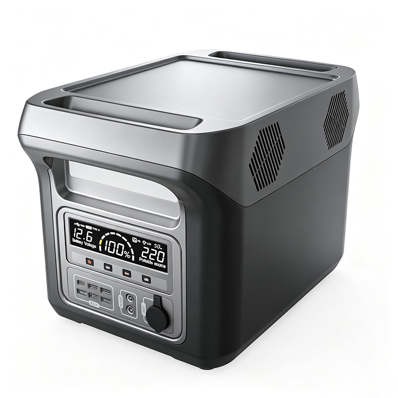 Fuente de alimentación móvil para exteriores, batería de gran capacidad de 220v, estilo portátil para acampar, puesto callejero, botella de fuente de alimentación de almacenamiento de energía para el hogar familiar image 5