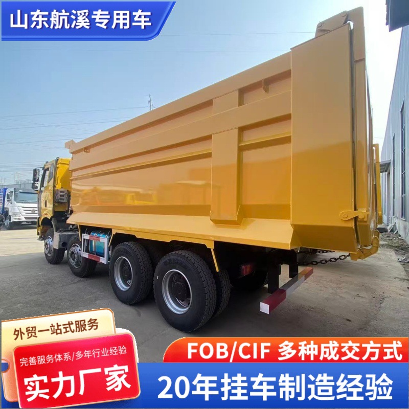 Cross-Border Export of Faw Jiefang Jh6-400 Horsepower 8X4 Front Four-Wheel Drive and Rear Eight-Wheel Drive Dump Truck Jiefang Dump Truck