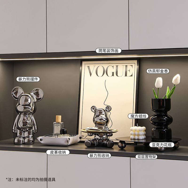 家庭用家具、玄関ホール、ワインキャビネット、高級装飾、モダンでシンプルなソフトデコレーション、軽くて豪華なリビングルームのサイドボード、マッチングセット|undefined