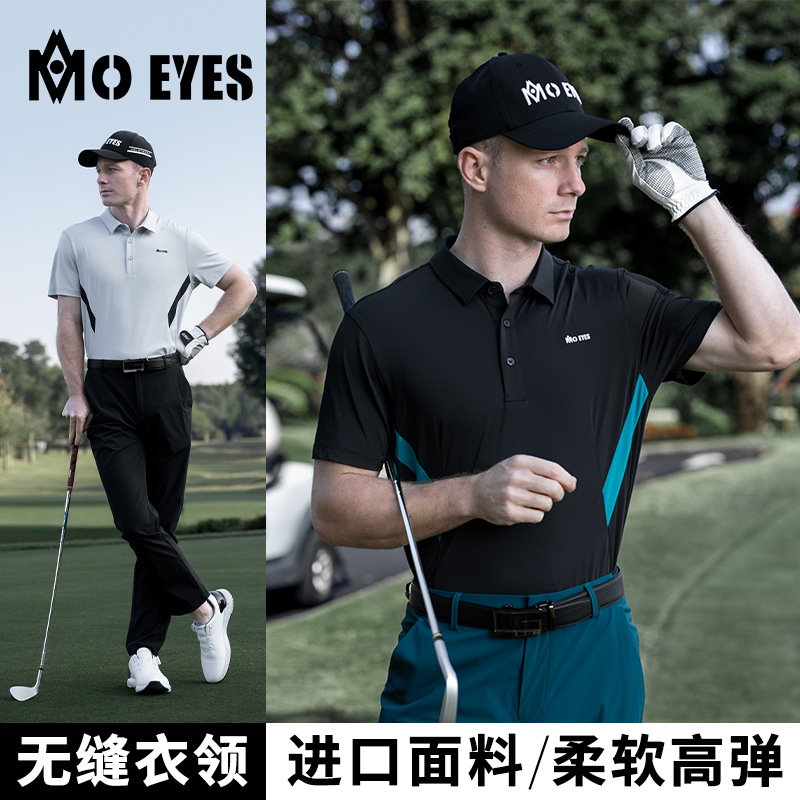 Áo polo nam tay ngắn golf Mo EYES vải nhập khẩu Hàn Quốc đàn hồi cao — M25YF030-Áo màu xám hiện đại [Cổ áo liền mạch/vải nhập khẩu Hàn Quốc/mềm và đàn hồi cao], M25YF030-Áo trắng [Cổ áo liền thân/Vải nhập khẩu Hàn Quốc/Mềm mại và đàn hồi cao], M25YF030-Áo đen [Cổ áo liền mạch/vải nhập khẩu Hàn Quốc/mềm mại và đàn hồi cao]