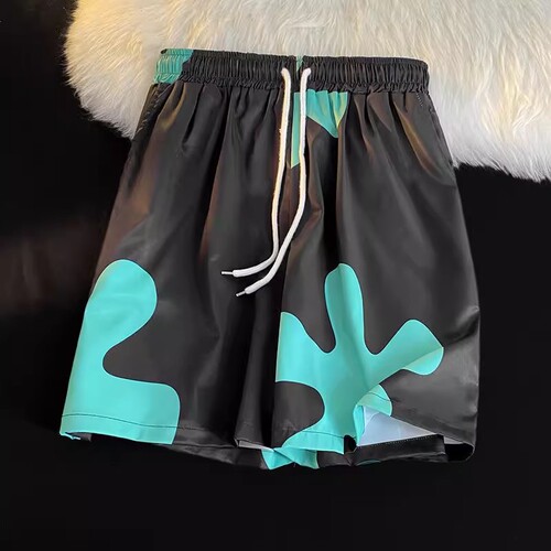 Cross-border big star shorts, men's summer American fashion brand basketball loose and fat five-cent beach pants are available in stock