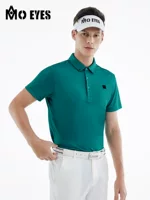 MO EYES Magic Eye Golf с короткими рукавами, мужская спортивная футболка, летний эластичный топ, дышащий мягкий топ с отверстиями