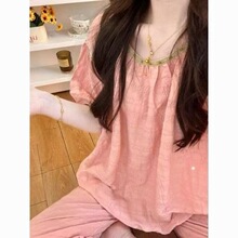 ������녶���˯��Ů�ļ��¿�����ѝ�Ứ녶��޼�ɫ���⴩�Ҿӷ�