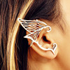 Fashionable accessory, earrings, metal retro ear clips, European style, suitable for import