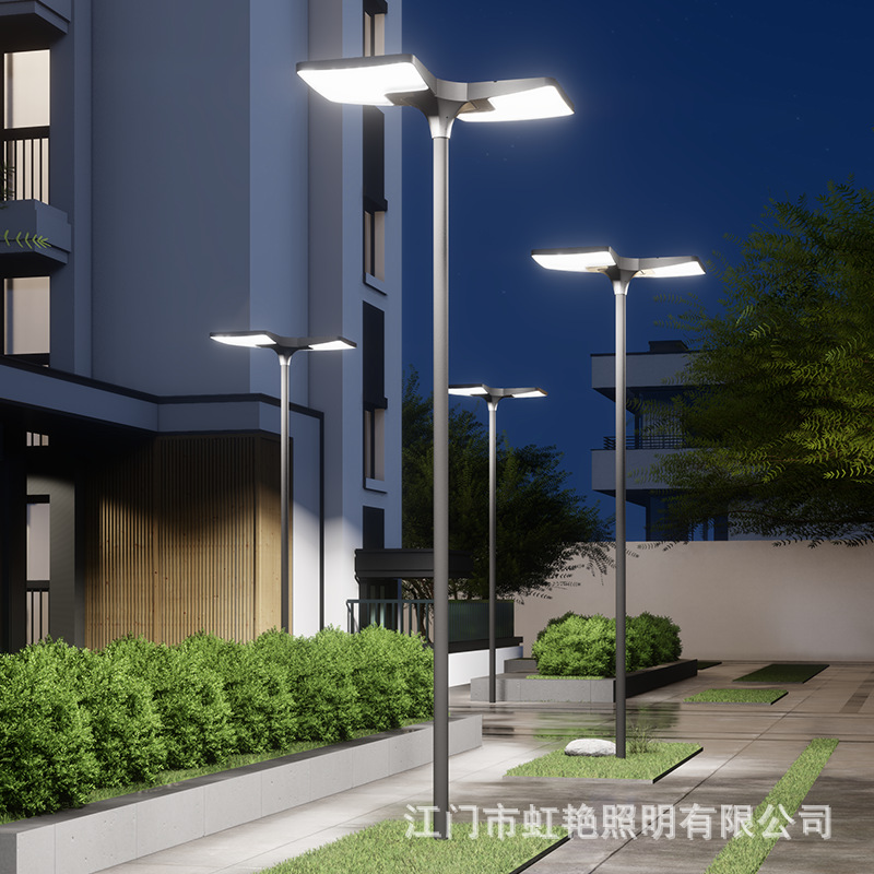 户外led庭院灯太阳能景观灯防水广场花园小区公园3米市电照明路灯