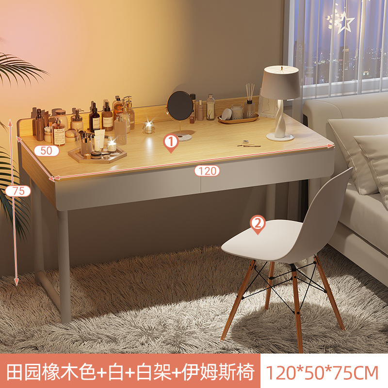 Mesa de maquillaje simple dormitorio de niñas hogar blanco comedor de vestir ins viento simple alquiler de escritorio de computadora