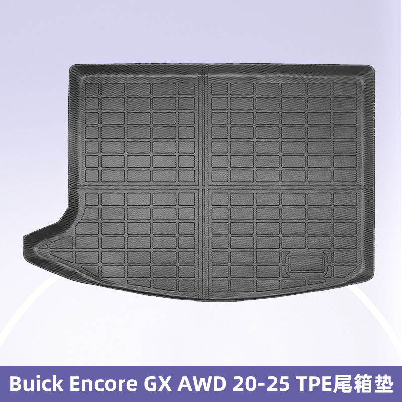 Para Buick Encore GX AWD 2020 - 2025 TPE Foot Pads 3D All-Weather Coasters