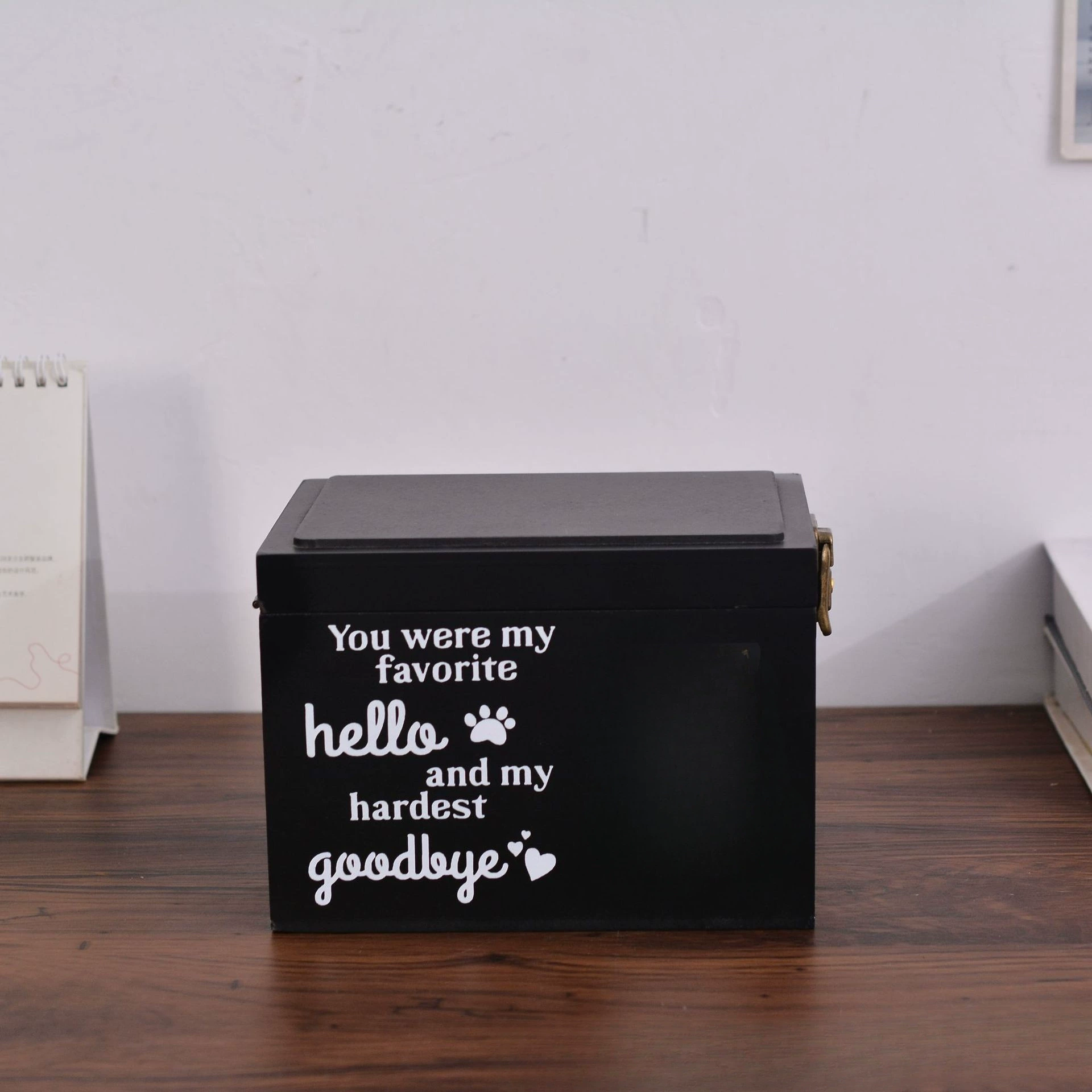 Трансграничная деревянная пепел для домашних животных с фоторамкой для домашних животных