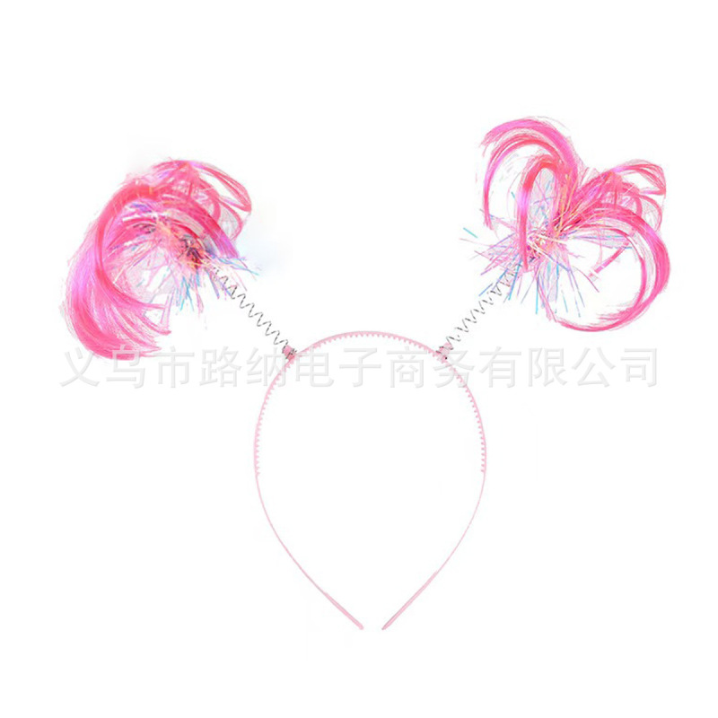 Amazon ベストセラー独立記念日カラーポニーテールヘッドバンドヘアバンドヨーロッパとアメリカの家族プロムパーティー衣類アクセサリー在庫あり|undefined