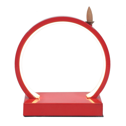 New Chinese-style creative Zen-style home decor scented diffuser LED lamp ring for living room office club fortune-telling decoration