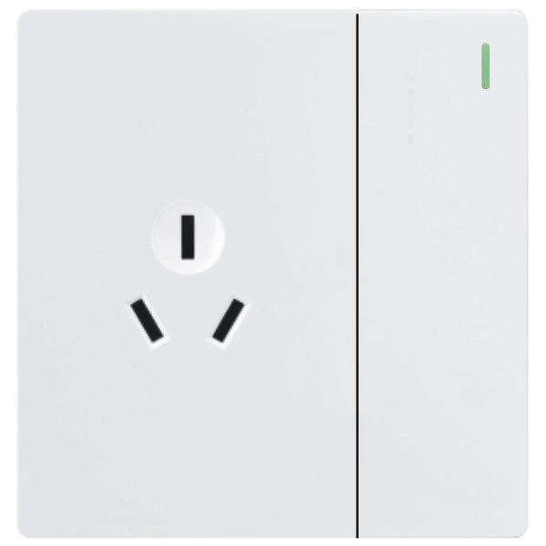 86 type five-hole socket wholesale wall concealed switch socket panel five-hole household 16A air conditioner plug board white