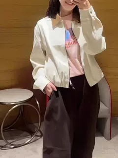 现货2025新款女装 设计感弹力棉宽松显瘦牛仔夹克短款拉链外套|undefined