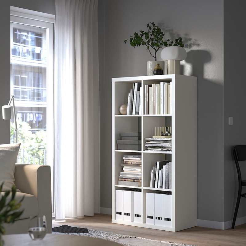 Moderno simple montado estantería sala de estar estante de almacenamiento rack de almacenamiento de piso armario de celosía gabinete de madera