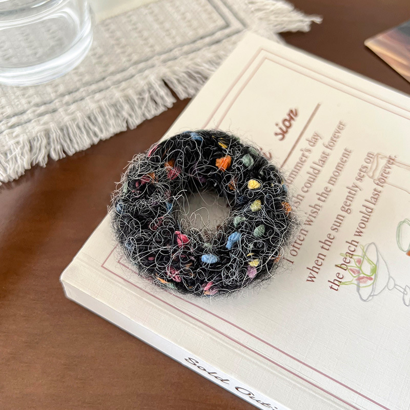 Un anillo de toalla negro