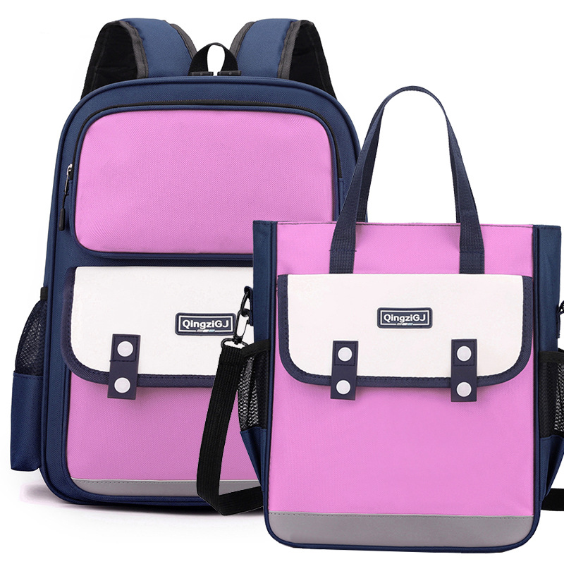 Mochilas escolares para niños con logotipos impresos personalizados, mochilas para estudiantes de primaria, mochilas escolares para mujeres, bolsos cruzados, instituciones de formación con buena apariencia