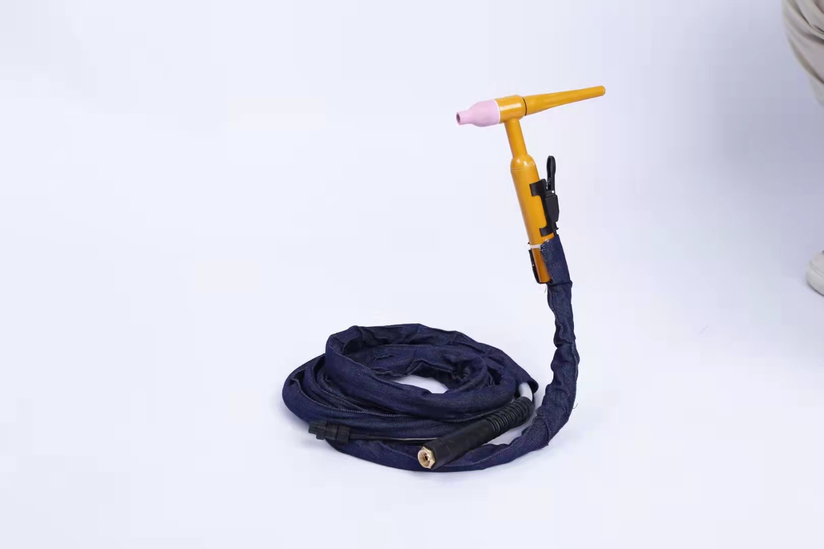 现货QQ300A氩弧焊枪 气电一体硅胶管气冷M16螺母接头氩弧焊枪