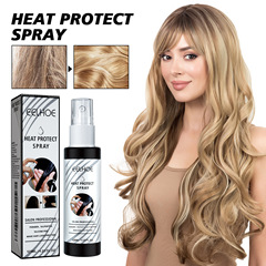 EELHOE Hair Heat Protect Spray, Curling & Straightening Pre-Shave Moisturizing & Hydrating Heat Shield Spray, Wash-Free