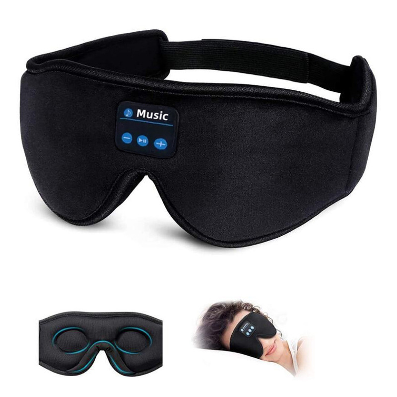 3D Bluetooth eye mask headset wireless music Bluetooth eye mask new sleeping Bluetooth eye mask stereo factory direct supply