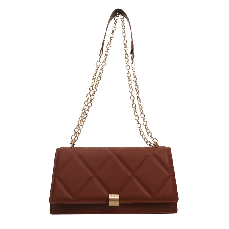 Underarm bag, shoulder bag with diamond pattern one shoulder, western style