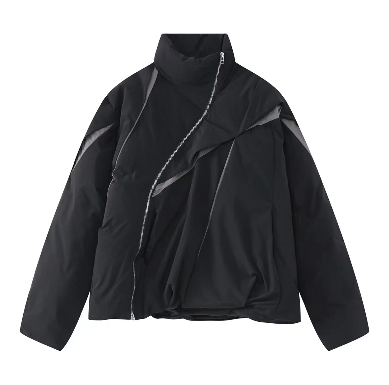 Estilo funcional americano pareja ropa de algodón acolchada marca de moda de los hombres de invierno nueva calle alta creativo engrosada abrigo de algodón Suelto