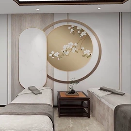 墙纸、壁纸;墙布;壁画