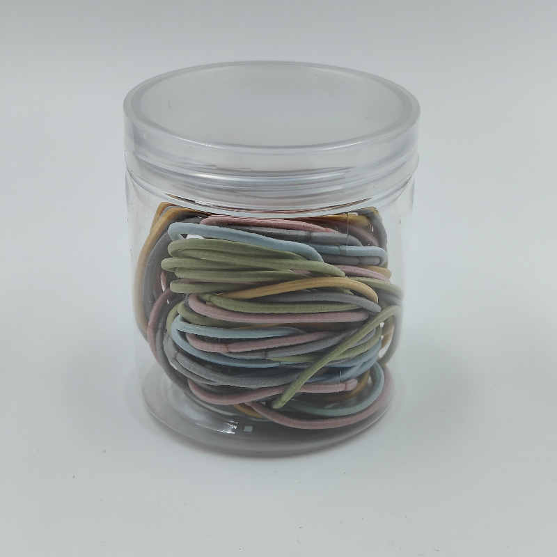 Fábrica directa enlatada de alta elasticidad no daña cabello de cabello de chicas anillo de toalla simple banda de goma cabello de cabello anillo de cabello de bebé