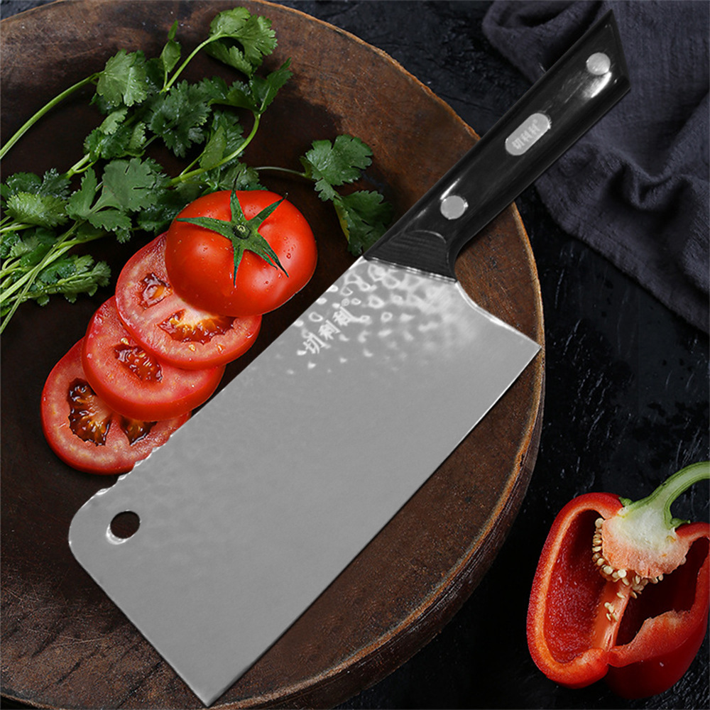 7 인치 컬러 나무 손잡이 마체테 "해머 미러 라이트]