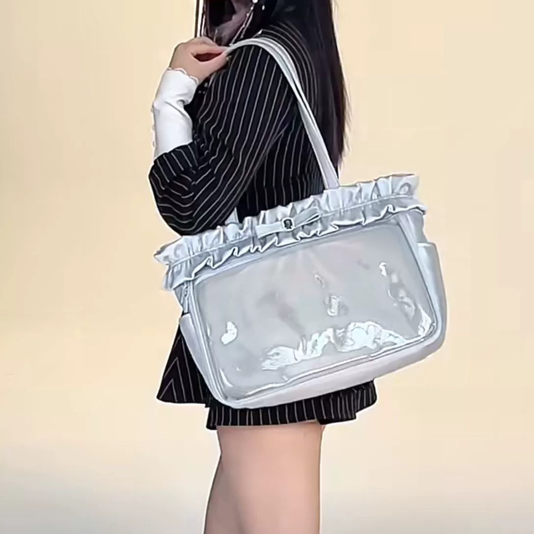 Extra large capacious cute one-shoulder bag to go out