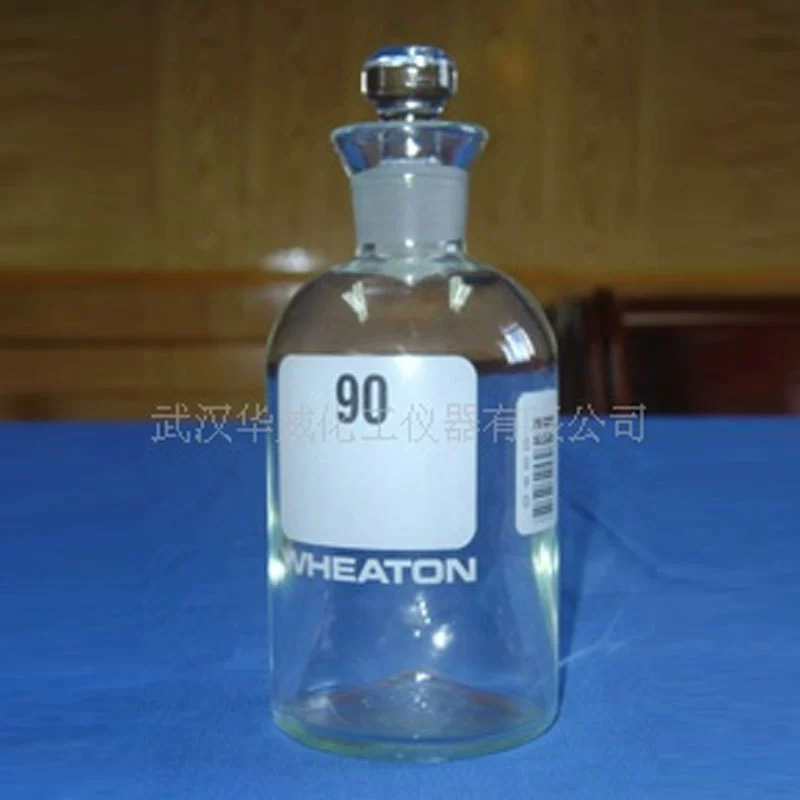 Бутылка для захвата образца воды, стеклянная лабораторная бутылка для сточных вод, коричневая шкала, растворяющаяся кислородная бутылка