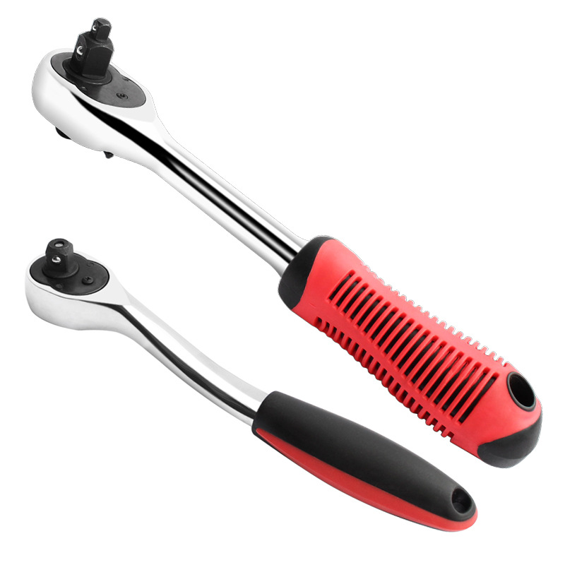 72齿弯柄棘轮套筒扳手大飞小飞手动快速脱落扳子汽修工具套筒扳子