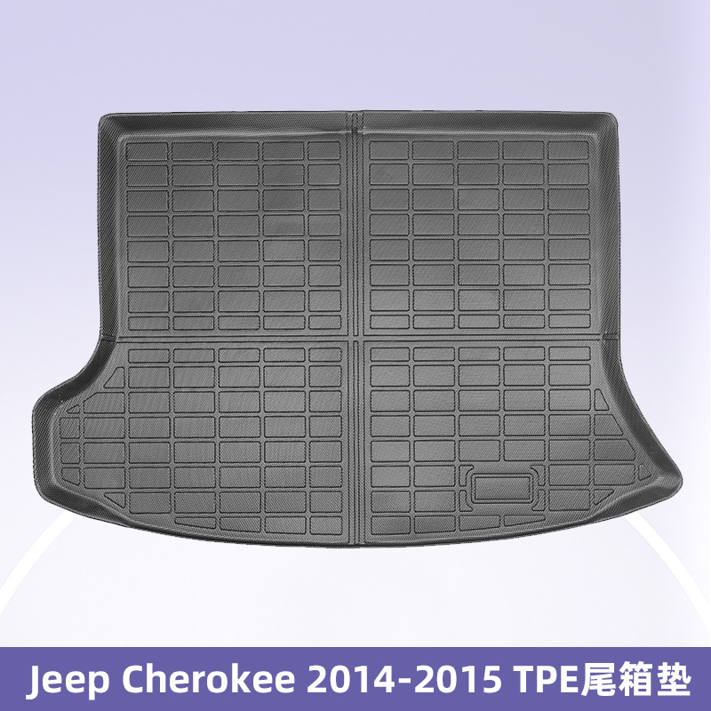Aplicable a Jeep Cherokee 2014 - 2015 TPE Foot Pads 3D All Weather Material Backpack Pad