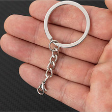 现货小挂件金属钥匙圈配件带链饰品玩具挂件龙虾扣手工钥匙环扣链