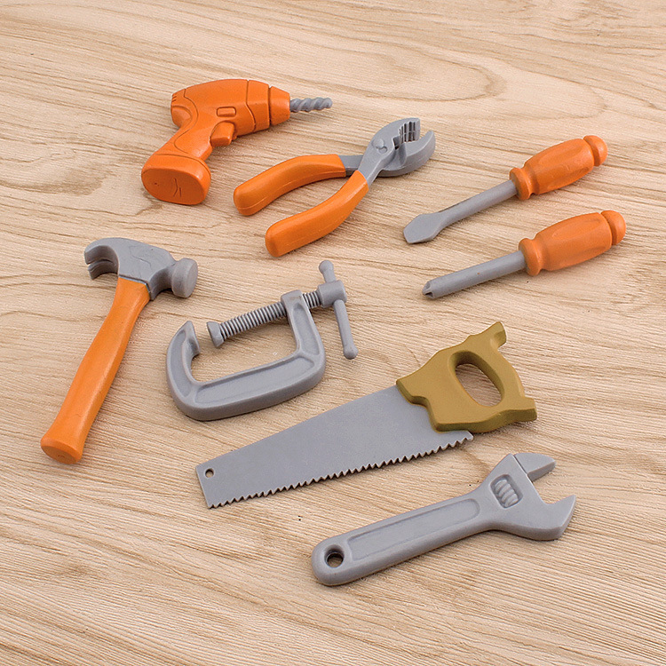 Simulation Maintenance Tool Model Hammer Plastic Toys display picture 1