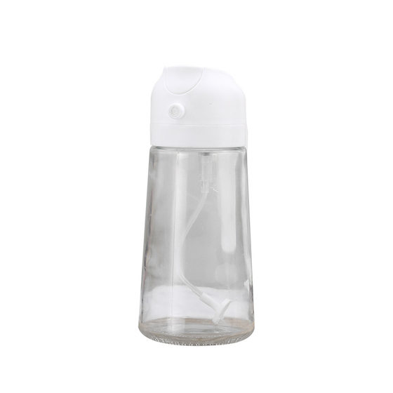Portable Spray Bottle Oil Spray and Oil Pour Two-in-One Household Kitchen Glass Spray Pot Grease Reduction Spray Pot Artifact