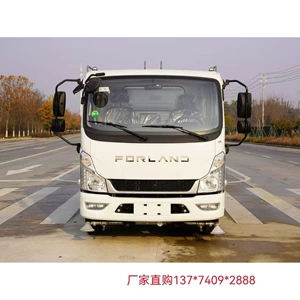 Foton 8-speed 160 horsepower blue license plate sprinkler truck, 7-cubic-meter blue license plate sprinkler truck, can be registered for Beijing license plates